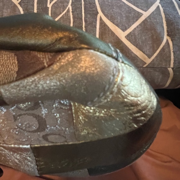 COACH METALLIC PATCHWORK PURSE Great Condition - Picture 12 of 16